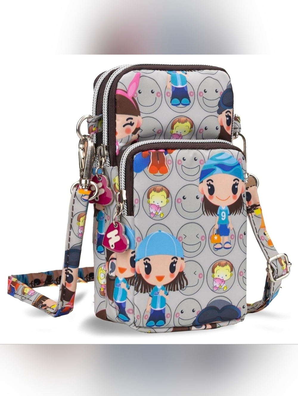 Crossbody Bag Phone Sleeve Concert Venue Festival Adjustable Strap Arm Wrist NWT